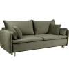 Hauss Kanapy I Sofy Do Salonu|Sofy Dwuosobowe*Sofa z funkcją spania Luna Deluxe zielona