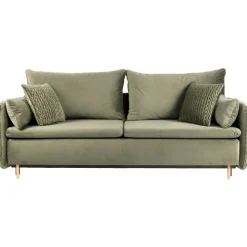 Hauss Kanapy I Sofy Do Salonu|Sofy Dwuosobowe*Sofa z funkcją spania Luna Deluxe zielona