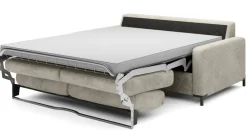 Wersal Łóżka Młodzieżowe|Kanapy I Sofy Do Salonu*Sofa ze stelażem włoskim i materacem 160x200 beżowa Tino Poso 100