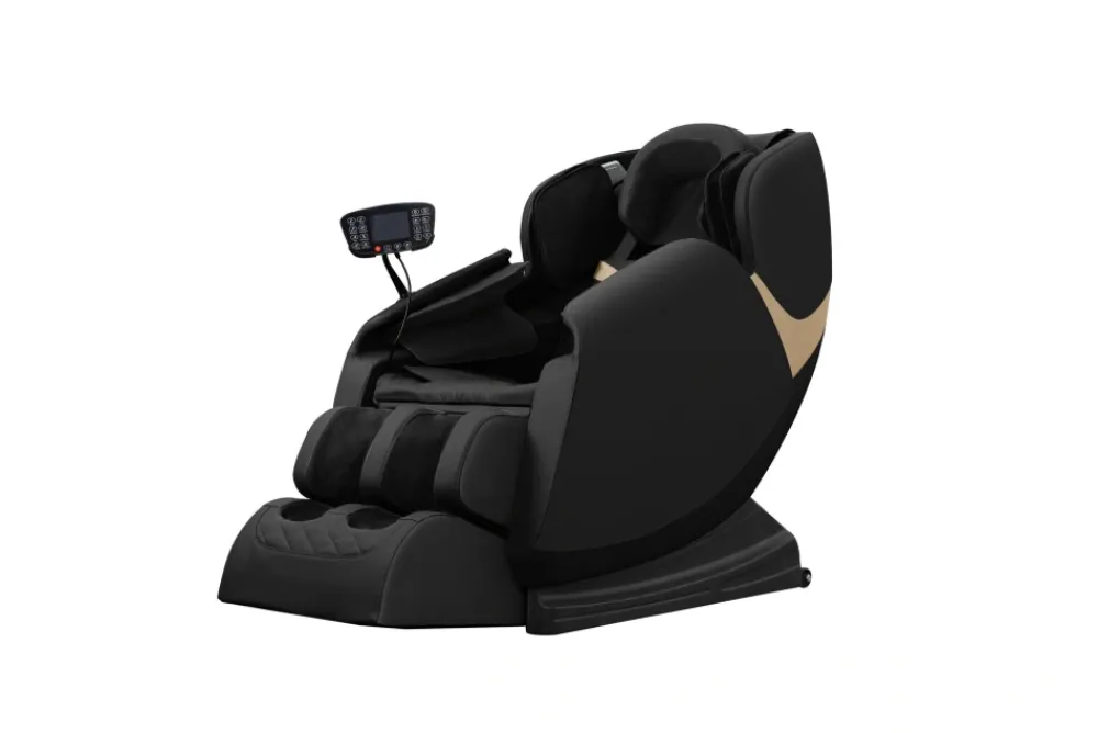 Halmar Fotele*SOLARIA fotel wypoczynkowy z funkcją masażu i podgrzewania, czarny (1p=1szt)1 sztuka