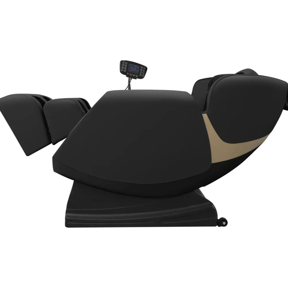 Halmar Fotele*SOLARIA fotel wypoczynkowy z funkcją masażu i podgrzewania, czarny (1p=1szt)1 sztuka