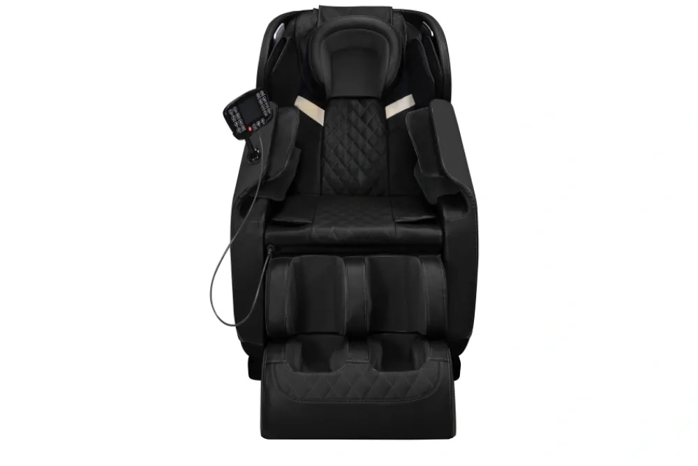 Halmar Fotele*SOLARIA fotel wypoczynkowy z funkcją masażu i podgrzewania, czarny (1p=1szt)1 sztuka