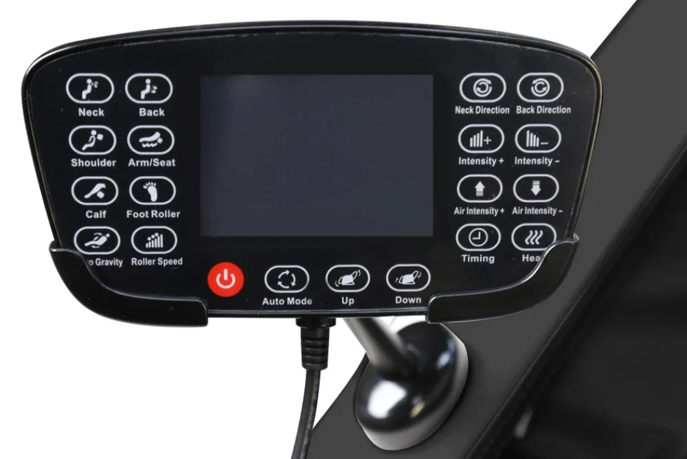 Halmar Fotele*SOLARIA fotel wypoczynkowy z funkcją masażu i podgrzewania, czarny (1p=1szt)1 sztuka