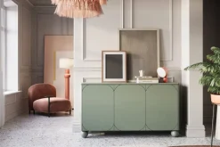 Bogart Komody*SONATIA II KOMODA 150 3D - oliwka / nogi kule