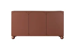 Bogart Komody*SONATIA II KOMODA 150 3D4SZ - burgund / nogi kule