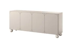 Bogart Komody*SONATIA II KOMODA 200 4D4SZ - cashmere / nogi kule