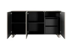 Bogart Komody*SONATIA II KOMODA 150 3D2SZ - cashmere / nogi kule