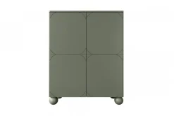 Bogart Komody*SONATIA II KREDENS 120 2D2SZ - oliwka / nogi kule