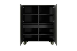 Bogart Komody*SONATIA II KREDENS 120 2D2SZ - oliwka / nogi kule