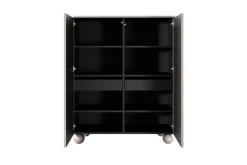 Bogart Komody*SONATIA II KREDENS 120 2D2SZ - cashmere / nogi kule