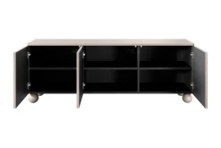 Bogart Szafki Rtv*SONATIA II RTV 150 3D - cashmere / nogi kule