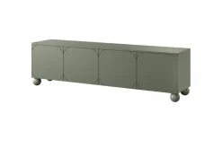 Bogart Szafki Rtv*SONATIA II RTV 200 4D - oliwka / nogi kule