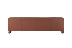 Bogart Szafki Rtv*SONATIA II RTV 200 4D1SZ - burgund / nogi kule