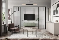 Bogart Szafki Rtv*SONATIA II RTV 150 3D1SZ - oliwka / nogi kule