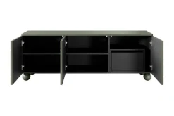 Bogart Szafki Rtv*SONATIA II RTV 150 3D1SZ - oliwka / nogi kule