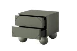 Bogart Szafki I Regały*SONATIA II SZAFKA NOCNA 45 2SZ - oliwka / nogi kule