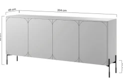 Bogart Komody*SONATIA KOMODA 200 4D - oliwka