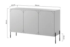 Bogart Komody*SONATIA KOMODA 150 3D2SZ - burgund