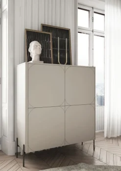 Bogart Komody*SONATIA KREDENS 120 2D2SZ - cashmere