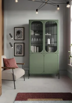 Bogart Witryny*SONATIA WITRYNA 100 4D - oliwka