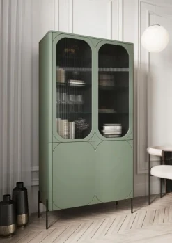 Bogart Witryny*SONATIA WITRYNA 100 4D - oliwka