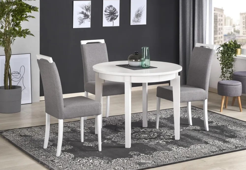 Halmar Stoły*SORBUS stół rozkładany, blat - biały, nogi - białe (2p=1szt)1 sztuka