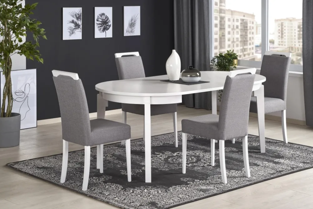 Halmar Stoły*SORBUS stół rozkładany, blat - biały, nogi - białe (2p=1szt)1 sztuka