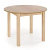 Hauss Stoły Do Jadalni|Stoły*Stół okrągły rozkładany 102-142 cm ST44M dąb sonoma