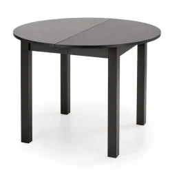 Hauss Stoły Do Jadalni|Stoły*Stół okrągły rozkładany 102-142 cm ST44M czarny
