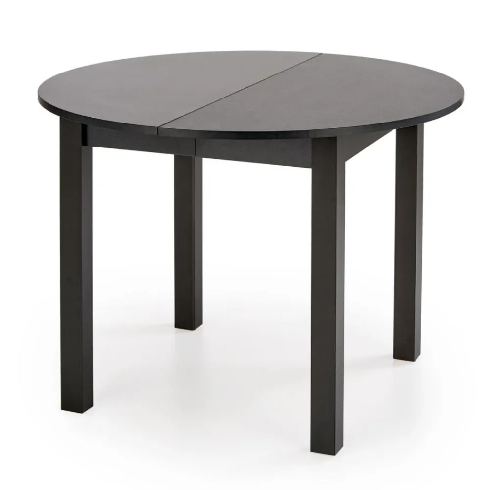 Hauss Stoły Do Jadalni|Stoły*Stół okrągły rozkładany 102-142 cm ST44M czarny