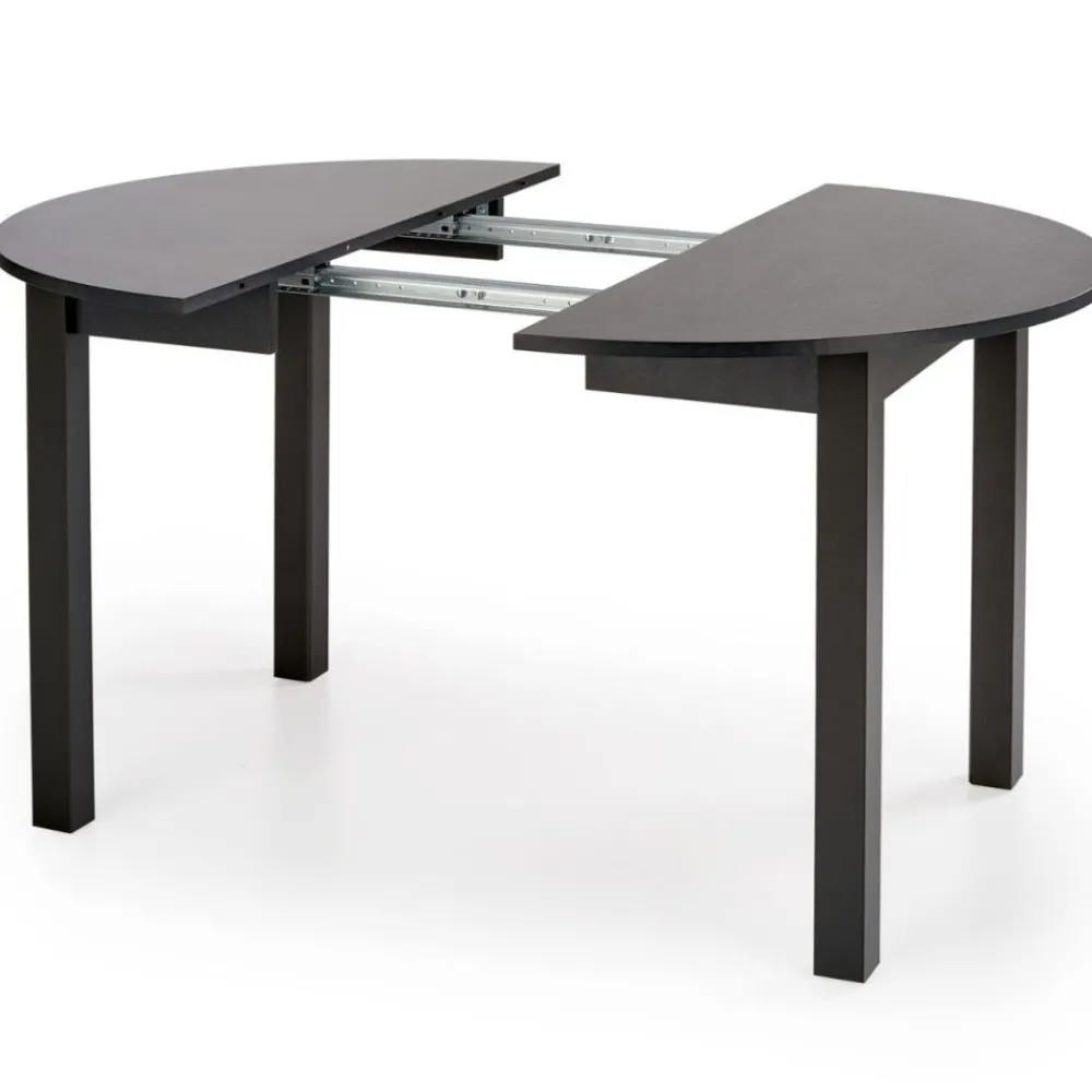 Hauss Stoły Do Jadalni|Stoły*Stół okrągły rozkładany 102-142 cm ST44M czarny