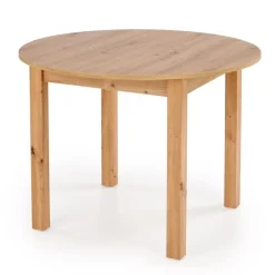 Hauss Stoły Do Jadalni|Stoły*Stół okrągły rozkładany 102-142 cm ST44M dąb artisan
