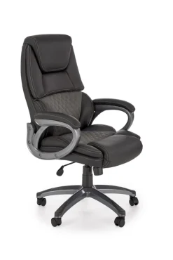 Halmar Fotele*STEVEN fotel gabinetowy czarny / popielaty (1p=1szt)1 sztuka