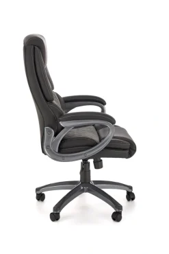 Halmar Fotele*STEVEN fotel gabinetowy czarny / popielaty (1p=1szt)1 sztuka