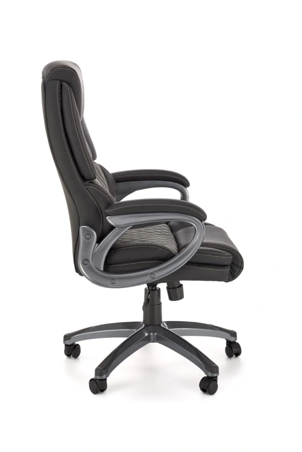 Halmar Fotele*STEVEN fotel gabinetowy czarny / popielaty (1p=1szt)1 sztuka