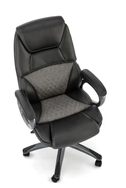 Halmar Fotele*STEVEN fotel gabinetowy czarny / popielaty (1p=1szt)1 sztuka