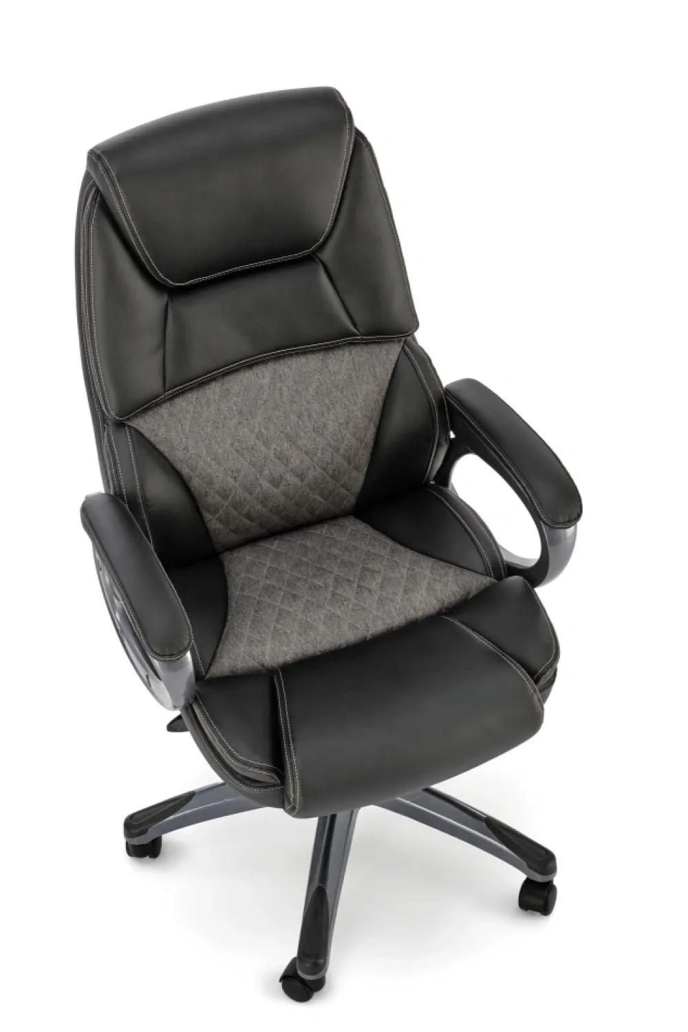 Halmar Fotele*STEVEN fotel gabinetowy czarny / popielaty (1p=1szt)1 sztuka