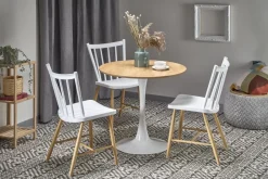 Halmar Stoły*STING stół blat - naturalny, noga - biały (3p=1p)1 sztuka