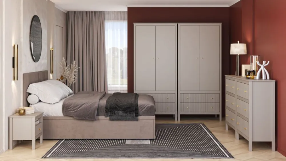 Mebelbos Ławy I Stoliki Do Pokoju Młodzieżowego|Ławy I Stoliki Do Salonu*Stolik kawowy 80cm z półką kolor taupe KLEO KL-05