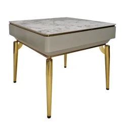 ArteHome Stoliki Kawowe I Ławy*Stolik kawowy kaszmirowy Ivette kwadratowy glamour 60 cm