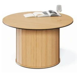 Lenart Ławy I Stoliki Do Salonu|Stoliki Kawowe I Ławy*Stolik kawowy okragły 80 cm Rotto RT-08 dąb vincenza