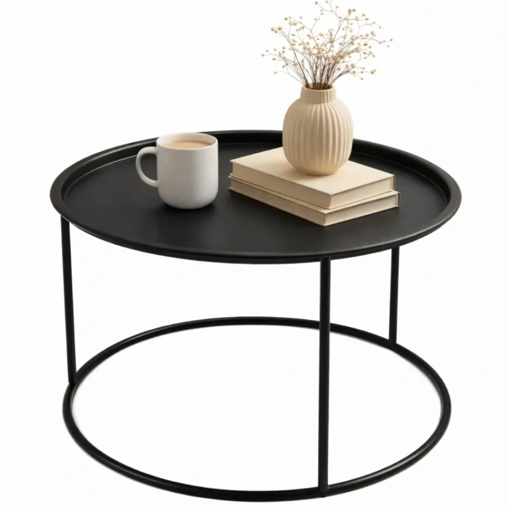 Hauss Meble Ogrodowe|Ławy I Stoliki Do Salonu*Stolik kawowy z tacą Ravi czarny