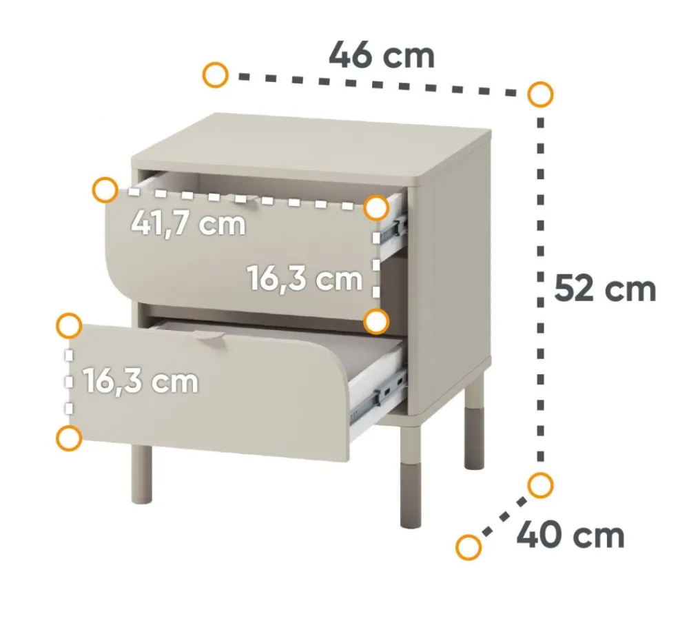Dzieci Lenart Szafki Nocne Do Pokoju Młodzieżowego|Szafki Nocne Do Pokoju Dziecięcego*Stolik nocny młodzieżowy Harmony HR-07