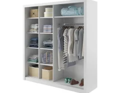 Lenart Szafy Do Przedpokoju|Szafy Do Sypialni*Szafa do garderoby Idea ID-12 biała
