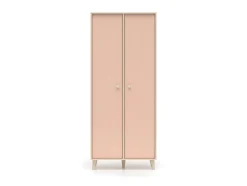 ML Meble Szafy*Szafa dwudrzwiowa z półkami i drążkami Mevel 02