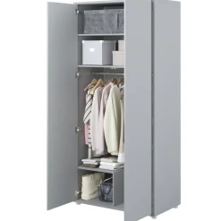 Lenart Tapczany|Nadstawki Do Półkotapczanu*SZAFA NA UBRANIA BC-20 DO PÓŁKOTAPCZANU BED CONCEPT SZARA