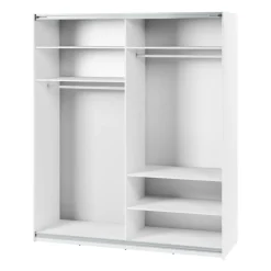 Lenart Szafy Do Przedpokoju|Szafy Do Sypialni*Szafa przesuwna z lustrem 200 cm Maxi MX-04