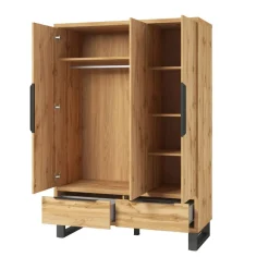 Helvetia Szafy Do Przedpokoju|Szafy Do Sypialni*Szafa trydrzwiowa z szufladami Halle S dąb wotan