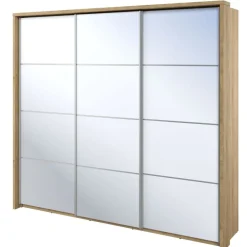 Lenart Szafy Do Przedpokoju|Szafy Do Sypialni*Szafa trzydrzwiowa z lustrem Arti AR-27 dąb shetland