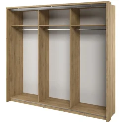 Lenart Szafy Do Przedpokoju|Szafy Do Sypialni*Szafa trzydrzwiowa z lustrem Arti AR-27 dąb shetland